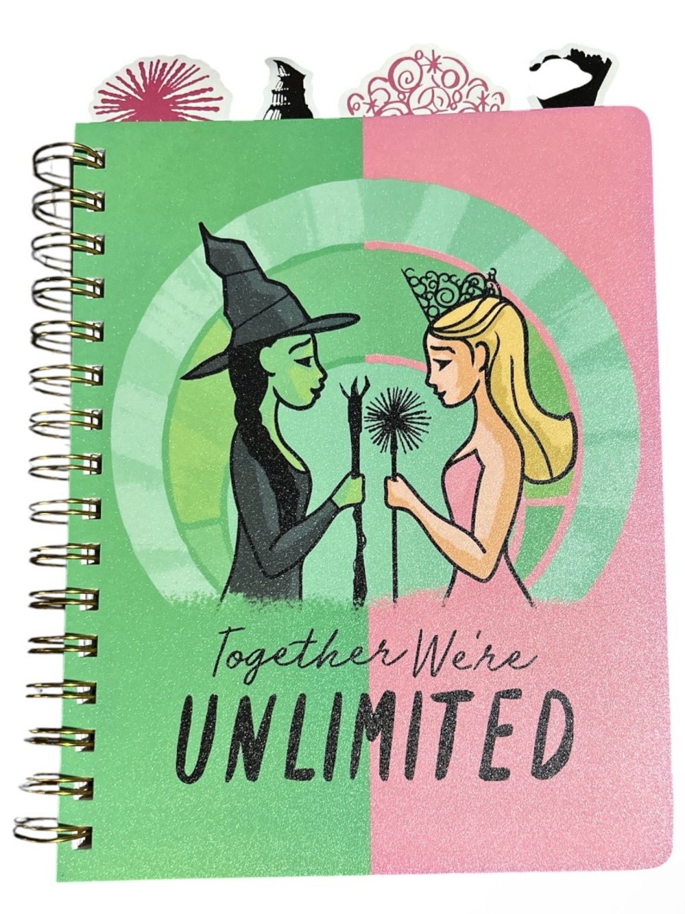 Wicked-Together We're Unlimited Spiral Notebook
